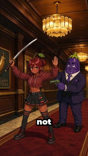 Cherry Confronts the Eggplant Boss